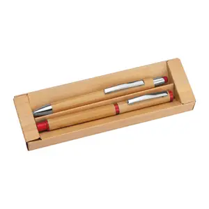 Bambusz írószer készlet